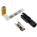 HARTING RJ Industrial Series RJ45 Connector Male, Cable Mount, Cat6 Shielded, Straight Orientation, 1 Port 8 Way 09451511560