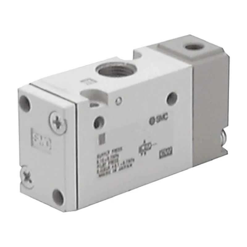 SMC Pneumatic Solenoid Valve Pilot RC 1/8, 5 Port, 0.7 MPa Pressure, Die Cast Aluminium Body SYJA7000