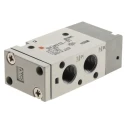 SMC Pneumatic Solenoid Valve Pilot/Spring Rc 1/8, Aluminium Body, 3 Ports, 0.7 Mpa Pressure SYJA700
