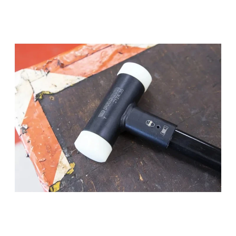 Facom Nylon Mallet with Replaceable Face Steel Head 0.698 kg Fibreglass Handle 35mm Diameter 305mm Length 212A.35