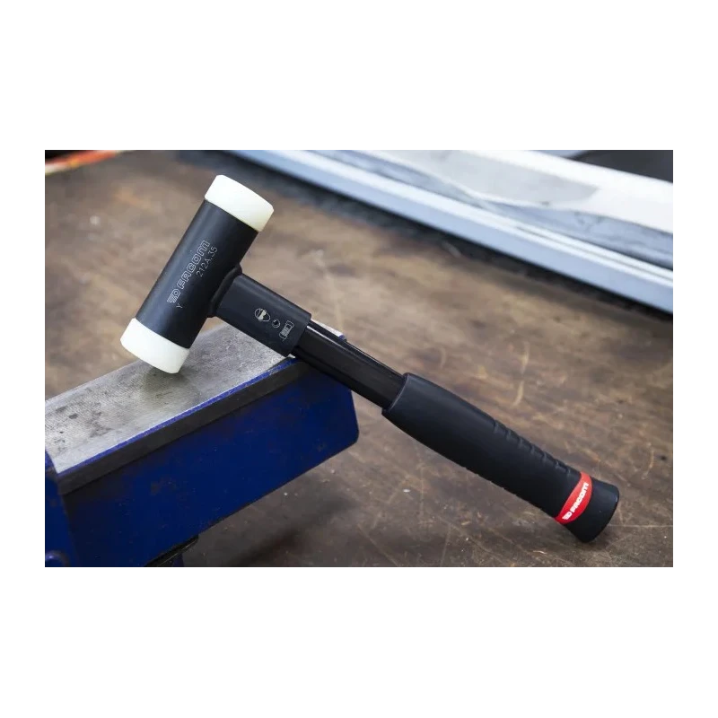 Facom Nylon Mallet with Replaceable Face Steel Head 0.698 kg Fibreglass Handle 35mm Diameter 305mm Length 212A.35