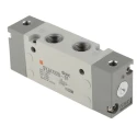 SMC Pneumatic Solenoid Valve, Pilot Rc 1/8, 5/2 Function, Die Cast Aluminium Body, 0.7 MPa Max Pressure SYJA7000