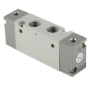 SMC Pneumatic Solenoid Valve, Pilot Rc 1/8, 5/2 Function, Die Cast Aluminium Body, 0.7 MPa Max Pressure SYJA7000