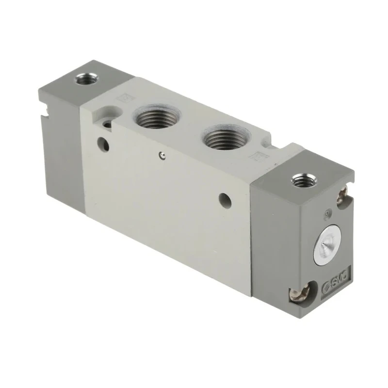 SMC Pneumatic Solenoid Valve, Pilot Rc 1/8, 5/2 Function, Die Cast Aluminium Body, 0.7 MPa Max Pressure SYJA7000