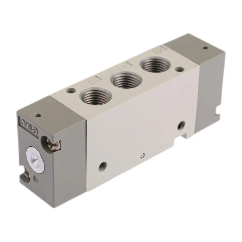 SMC Pneumatic Solenoid Valve, Pilot Rc 1/8, 5/2 Function, Die Cast Aluminium Body, 0.7 MPa Max Pressure SYJA7000
