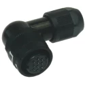 Hirose Miniature Circular Connector 10 Contacts Cable Plug, Female, IP67, IP68, 200/250V, 3A, Bayonet Lock HR34B