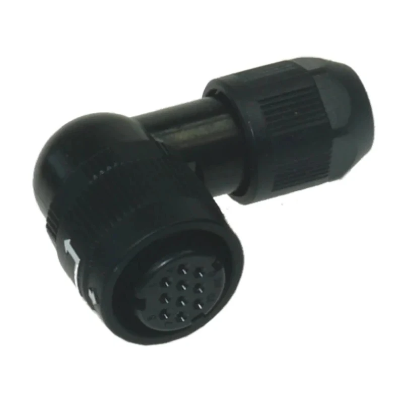 Hirose Miniature Circular Connector 10 Contacts Cable Plug, Female, IP67, IP68, 200/250V, 3A, Bayonet Lock HR34B