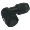Hirose Miniature Circular Connector 10 Contacts Cable Plug, Female, IP67, IP68, 200/250V, 3A, Bayonet Lock HR34B