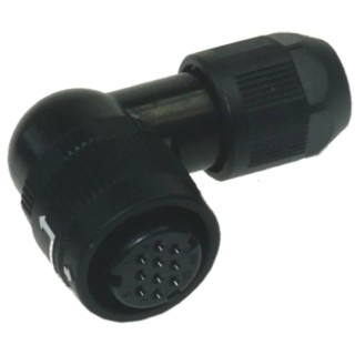 Hirose Industrial Circular Connector, 10 Contacts, Miniature Cable Plug, Female, IP67 IP68 Rated, Aluminium Housing HR34B
