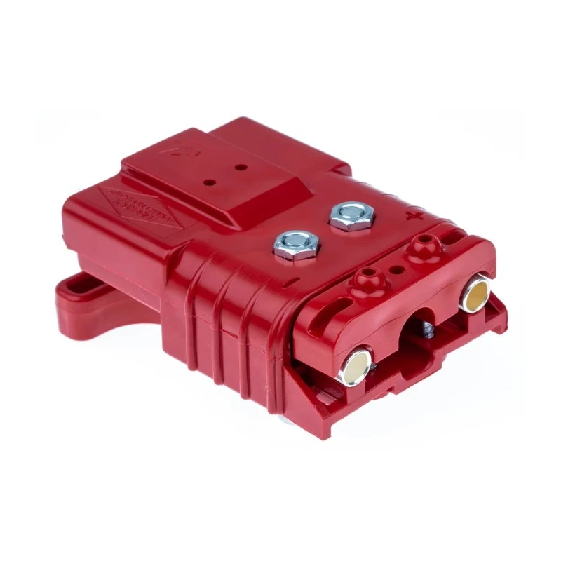 Anderson Power Products SBE80 Series 2 Way Male/Female Battery Connector, Straight, Feed Through, 150V, 80A SBE80