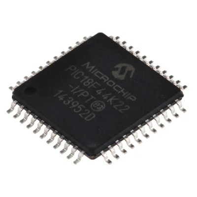 Microchip 8-bit PIC18F Microcontroller 64 MHz 16kB FLASH 44-Pin TQFP PIC18F44K22-I/PT
