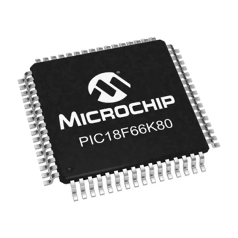 Microchip 8 bit PIC PIC18F Microcontroller 64 MHz 64kB FLASH 64-Pin TQFP PIC18F66K80-I/PT