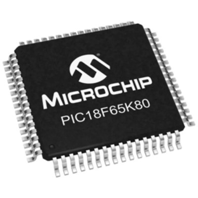 Microchip PIC18F 8-bit PIC Microcontroller, 64 MHz, 32 kB FLASH, 64-Pin TQFP, PIC18F65K80-I/PT