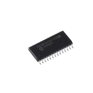 Microchip PIC18F24K22-I/SO 8-Bit PIC18F Microcontroller 64 MHz 16kB FLASH 28-Pin SOIC