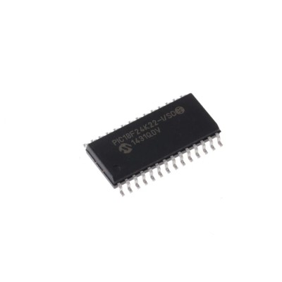 Microchip PIC18F24K22-I/SO 8-Bit PIC18F Microcontroller 64 MHz 16kB FLASH 28-Pin SOIC