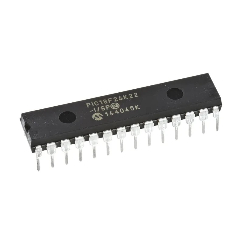 Microchip 8 bit PIC18F Microcontroller, 64 MHz Clock, 64kB FLASH, 1kB RAM, 28-Pin SPDIP PIC18F26K22-I/SP