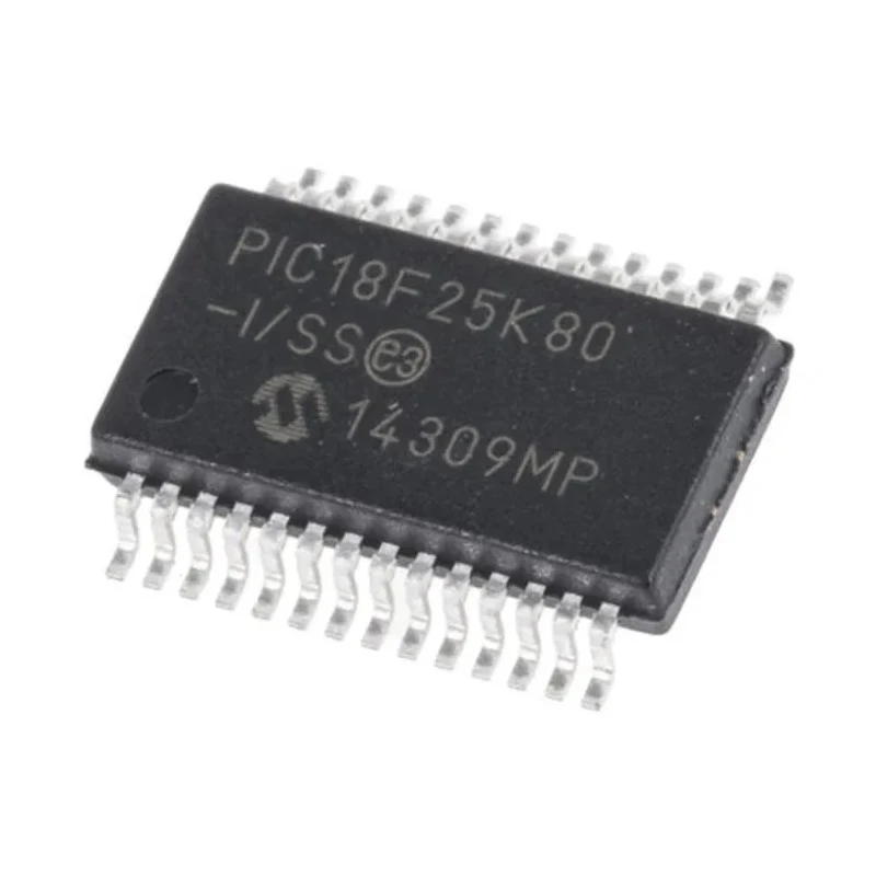 Microchip 8 bit PIC18F Microcontroller 64 MHz 32kB FLASH 28-Pin SSOP PIC18F25K80-I/SS