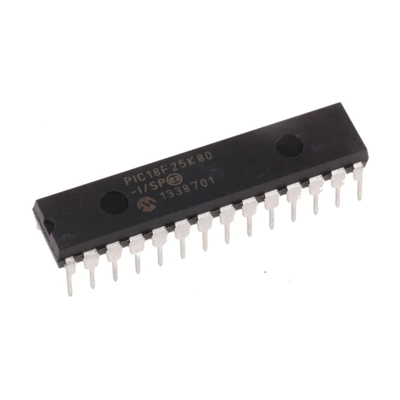 Microchip PIC18F 8-bit PIC Microcontroller 64 MHz 32kB FLASH 28-Pin SPDIP PIC18F25K80-I/SP