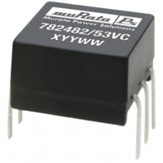Murata Power Solutions Through Hole Pulse Transformer 1.14:1 Turns Ratio, 260μH Primary Inductance, 600mΩ 782482/53VC