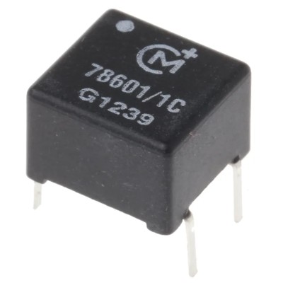 Murata Power Solutions Through Hole Pulse Transformer 3:71 Turns Ratio, 2000 μH Primary Inductance, 0.6Ω Primary 78601/1C