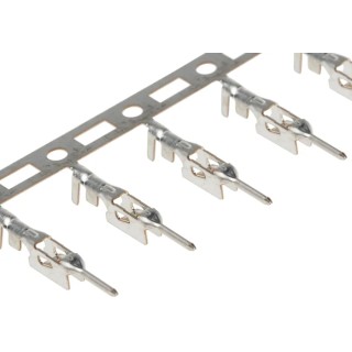 JST PA Series Male Crimp Terminal 3A Current, Tin Plating, 26 AWG Min, 22 AWG Max SPAL-001T-P0.5