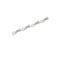 JST Uninsulated Ring Terminal M4 Stud Size 18 AWG 14 AWG Wire Size Grey SRB-2.5T-M4