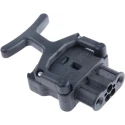 Anderson Power Products E80 Series 2 Way Female Battery Connector Straight Feed Through 600V 80A E80525-1009