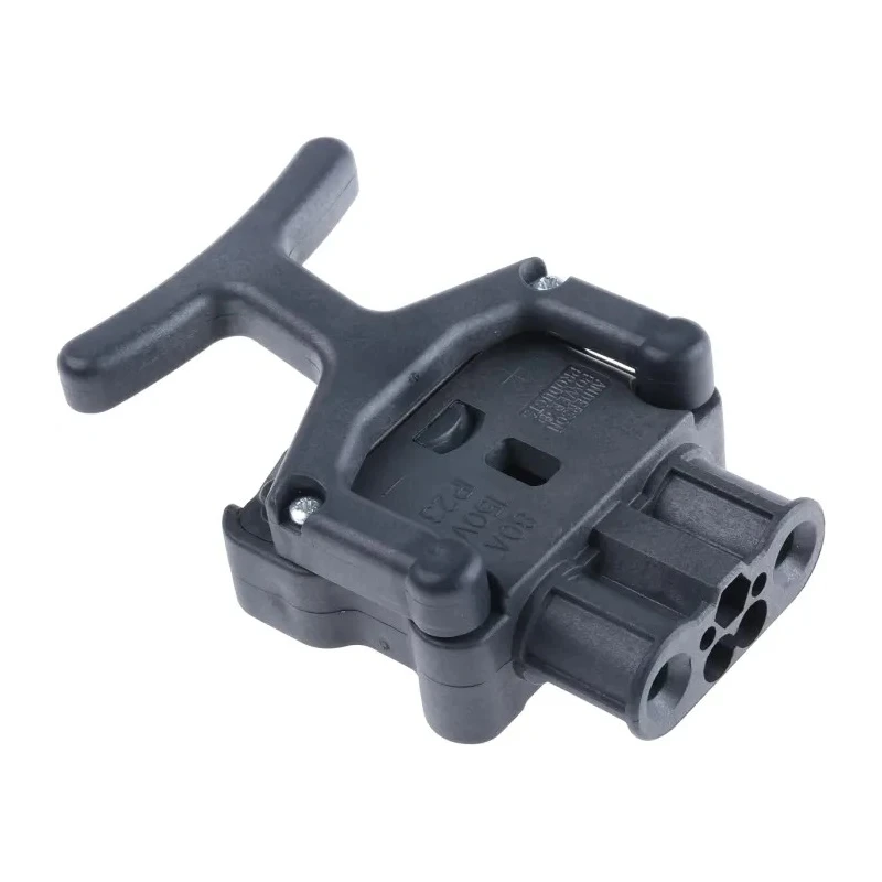 Anderson Power Products E80 Series 2 Way Female Battery Connector Straight Feed Through 600V 80A E80525-1009