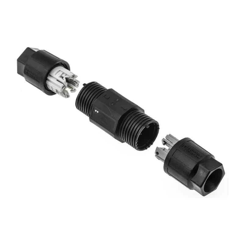 Phoenix Contact Circular Connector 4 Contacts Cable Standard Socket Male IP65 IP67 Q 1.5 Series 1642182