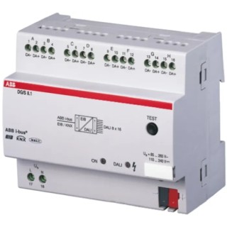 ABB PLC I/O Module DALI Gateway DG/S 8.1 DIN Rail Mount CE Certified Germany 2CDG110025R0011 DG/S8.1