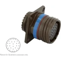 Souriau Sunbank by Eaton MIL Spec Circular Connector 26 Way Female Contacts Copper Alloy Straight 7.5A 8D Series 8D017W26SA