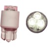 JKL Components White Indicator Lamp 12V dc Wedge Base 10.4 mm Diameter LE-0903-02W