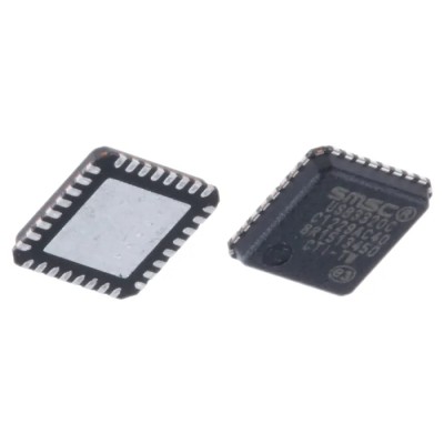 Microchip Transceiver IC USB 2.0 1-Channel 480 Mbps 1.8V to 3.3V 32-Pin QFN USB3320C-EZK
