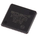 Microchip 64-Pin QFN Ethernet Controller 3.3 V 100 Mbps USB 2.0, Full Duplex/Half Duplex LAN9512-JZX