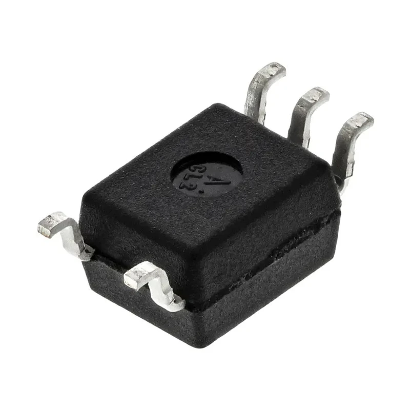 Broadcom DC Input Optocoupler, Surface Mount, 5-Pin SOIC, 1 Channel, 3750V AC Isolation, 20mA Max Input ACPL-M60L-500E