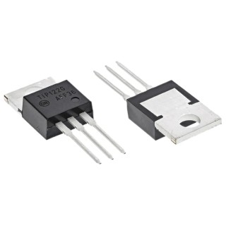 onsemi NPN Darlington Transistor 5A 100V TO-220 Package 3-Pin HFE 1000 TIP122G
