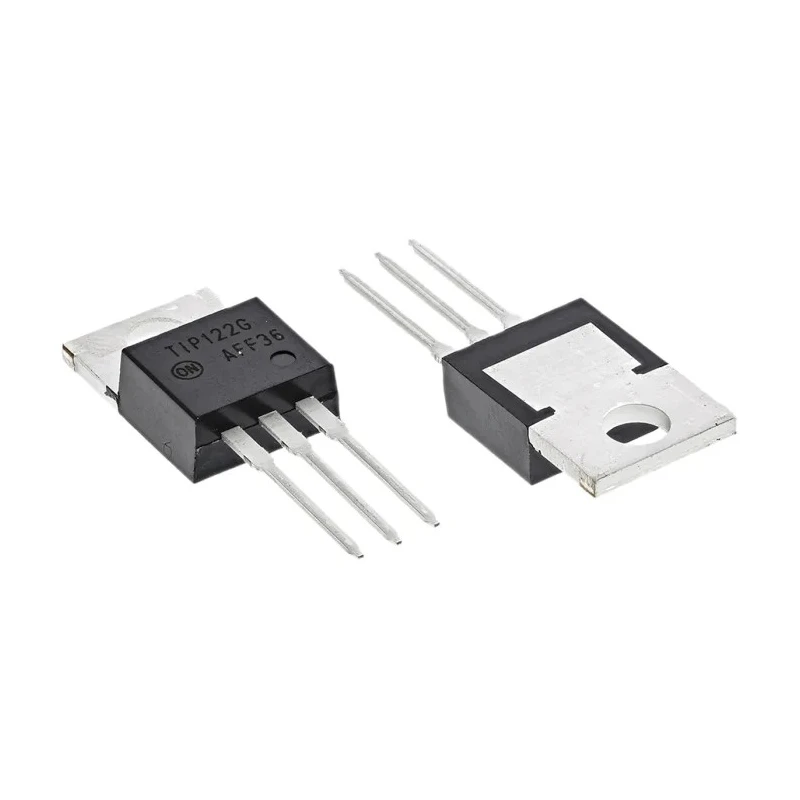 onsemi NPN Darlington Transistor 5A 100V TO-220 Package 3-Pin HFE 1000 TIP122G