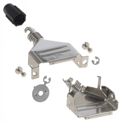 3M 3357 Series Steel Straight D-Sub Backshell, 37 Way Strain Relief 3357-9237