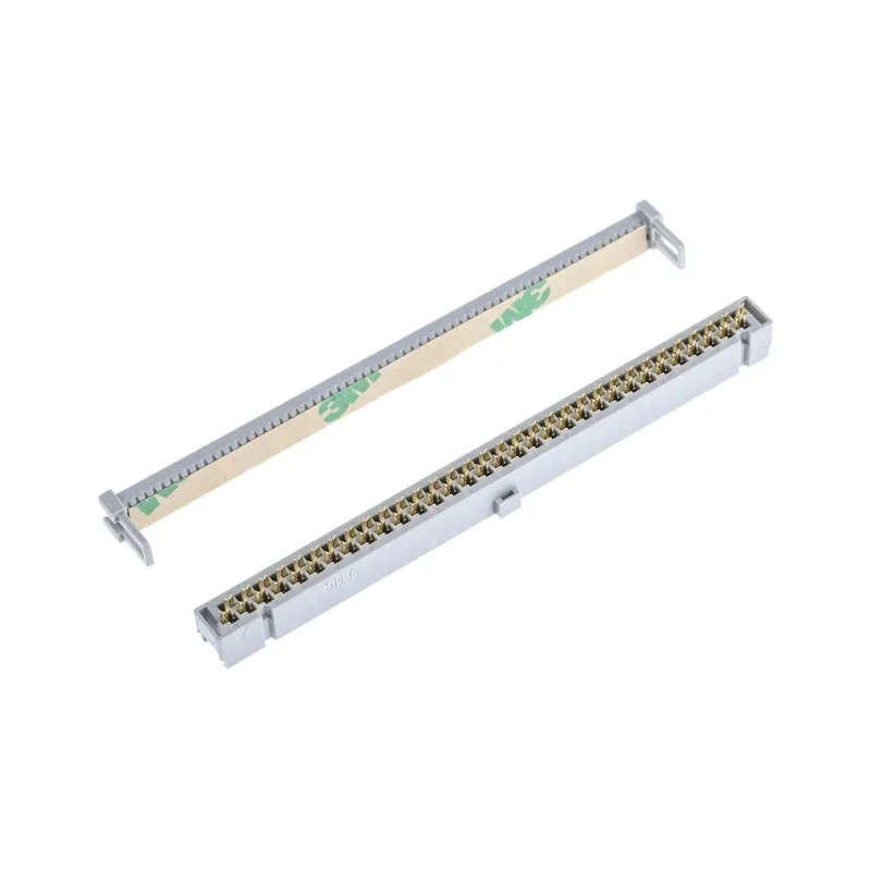 3M 64-Way IDC Connector Female for Cable, 2 Row, Right Angle, 1A, 1kV, Gold over Nickel Plating, Model 7964-6500EC