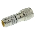 Huber+Suhner RF Attenuator 1 dB, N Plug to N Socket, 50Ω, 4–24 GHz, Straight, Male-Female 6830.17.A