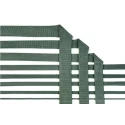 HellermannTyton Expandable Braided Meta-Aramid NOMEX Green Cable Sleeve 50m Length 15-30 mm 170-02107 HEGMAN-25-PMPI-GN