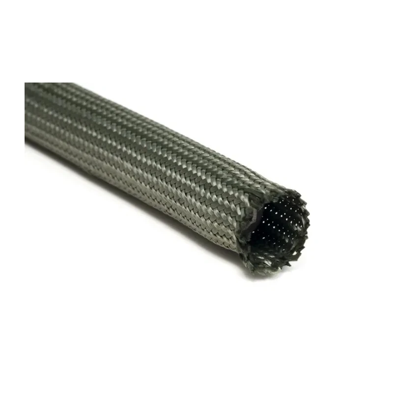 HellermannTyton Expandable Braided Meta-Aramid NOMEX Green Cable Sleeve 50m Length 15-30 mm 170-02107 HEGMAN-25-PMPI-GN