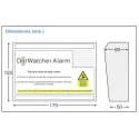 Hoyles Dorwatcher Series Alarm 12V Voltage Supply Door Monitoring Alarm DW304