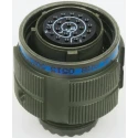 Amphenol Socapex MIL Spec Circular Connector 37 Contacts, Straight Cable Mount, Shell Size 15, Screw Coupling TV06RW1535S