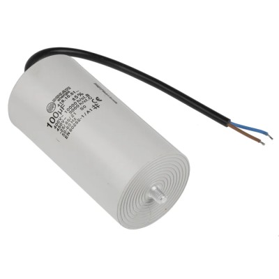 Ducati Energia Film Capacitor Class C 100μF 450V AC Stud Mount 4.16.10.51.14