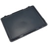RS PRO Grey Polypropylene Storage Box Lid 19 mm Height x 300 mm Width x 400 mm Depth 163-1898