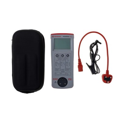Seaward PrimeTest 100 UK Portable Battery Operated Pass/Fail PAT Tester Class II Class I Test Type 344A911