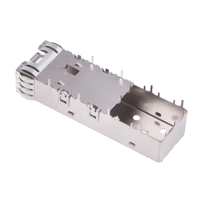 TE Connectivity SFP+ Cage for SFP Cage Assembly 2007194-1, Nickel Silver Material, Natural Silver Colour
