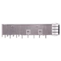 TE Connectivity SFP+ Cage for SFP Cage Assembly 2007194-1, Nickel Silver Material, Natural Silver Colour