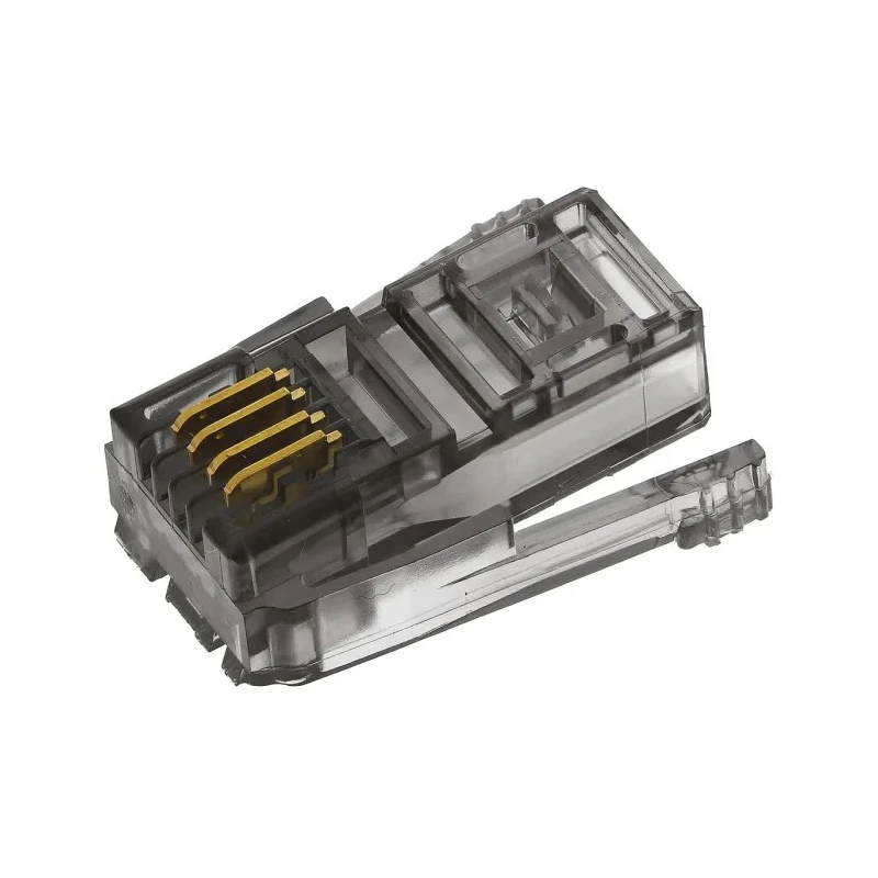 TE Connectivity Male Telephone Connector Shielded Data Link, Cable Mount, Crimp Termination 5-520424-1